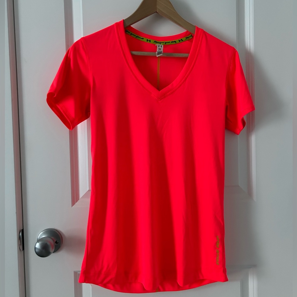 Under Armour Heat Gear Short Sleeve Shirt - Sz S